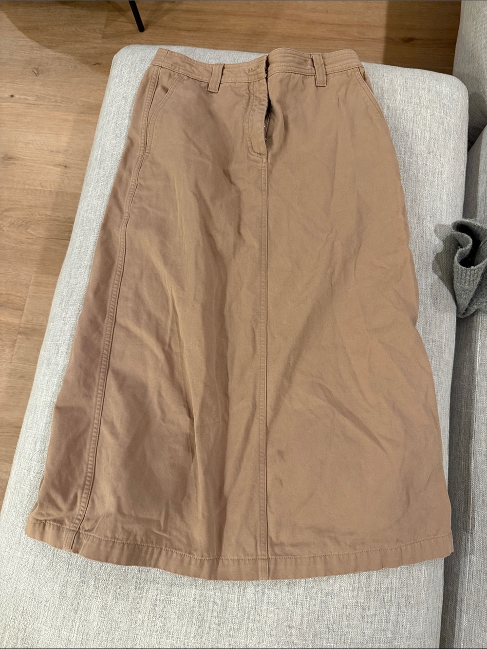 Aritzia Sunday Best Brown A-Line Cotton Skirt
